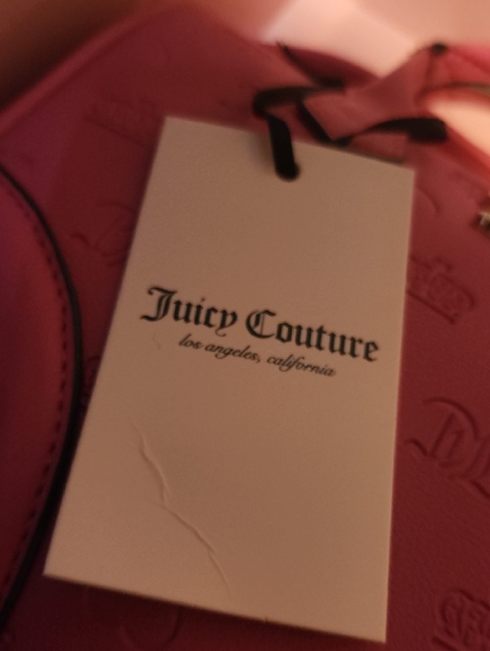 Juicy Couture Bright Pink Mini Satchel & Crossbody Set - Picture 2 of 2